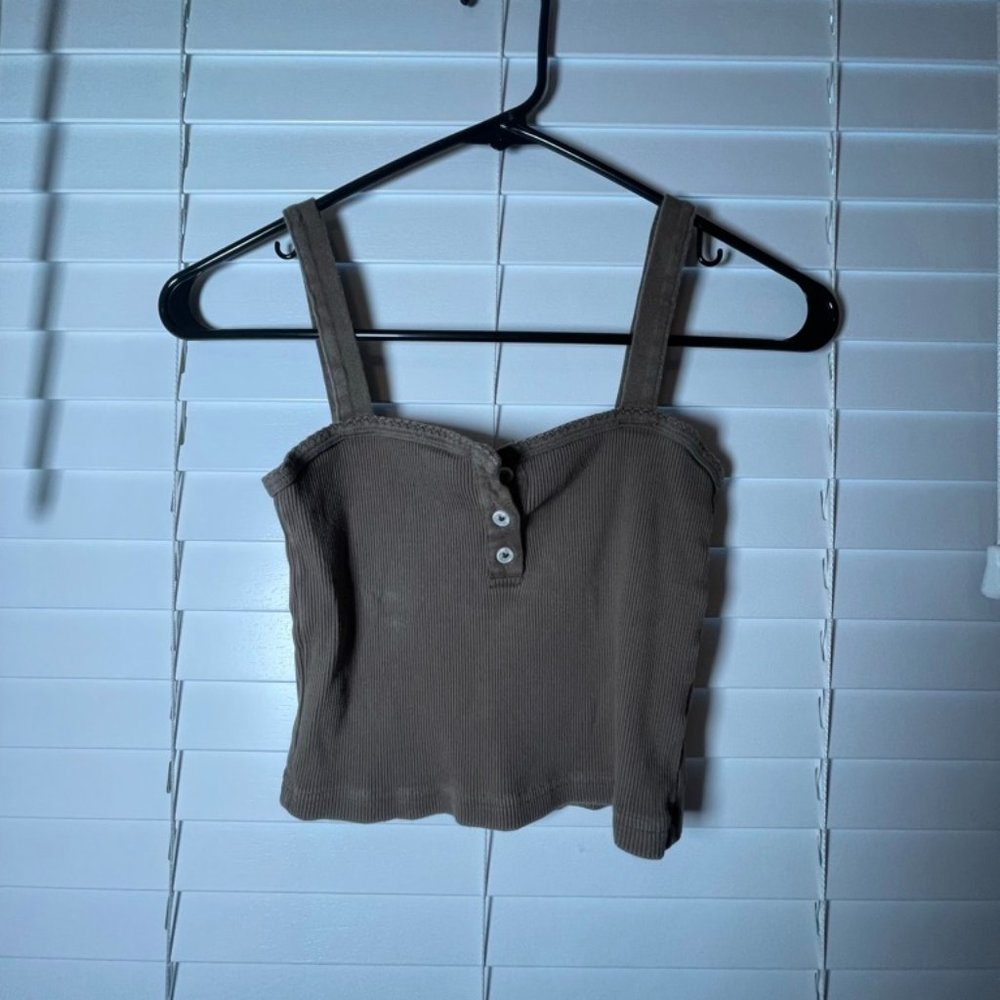 Brandy Melville brown tank top OS